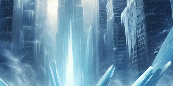 A determined climate scientist searches for his son in a blizzard-stricken, futuristic New York City.